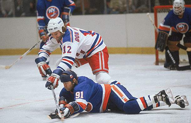 Butch Goring and Don Maloney